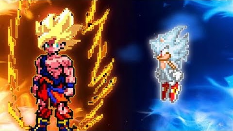 Goku Monkey King OP(All form) VS Sonic Chaos V4 JVL OP(All Form) in Jump Force Mugen