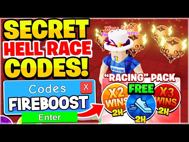 ALL NEW *SECRET* HELL UPDATE CODES In RACE CLICKER CODES