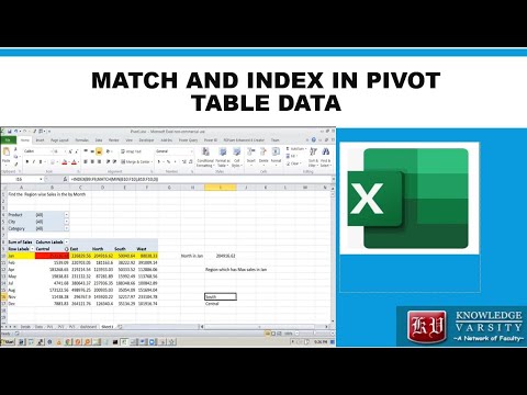 How to Use Match and Index functions in Pivot Table - YouTube