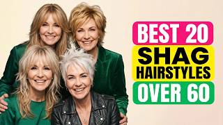 20 Best Shag Hairstyles For Women Over 60