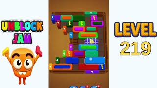 Unblock Jam Level 219 Walkthrough Solution