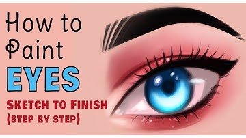 How to paint eyes-Step by Step -Skillshare Class Intro