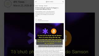 🧐👉 ProductionReady ra mắt: Động thái bảo vệ sự ổn định của Bitcoin #QixNewsCrypto