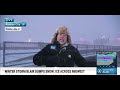 Jim Cantore Experiences Thundersnow In Kansas City While Covering Winter Storm Blair