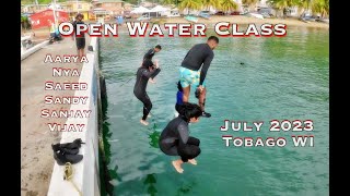 Nya Aarya Saeed Sanjay Training Dives in Tobago WI