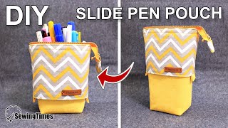 Pencil Pouch Standing Pen Holder Cute Pencil Bags Stand Up Pen Case
