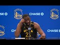 Draymond Green on Warriors Win vs. Raptors, Stephen Curry's Injury | March 20, 2025