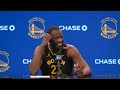 Draymond Green on Warriors Win vs. Raptors, Stephen Curry's Injury | March 20, 2025