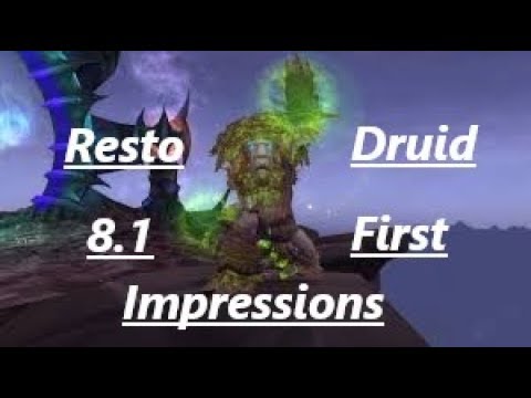 Restoration Druid Pvp Healing Guide 1 Patch 8 1 Youtube