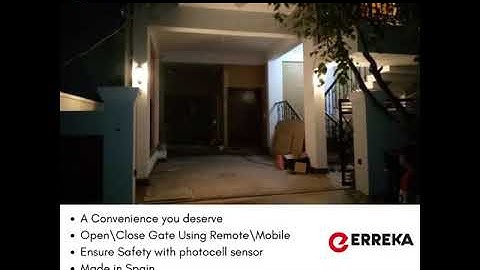 Sliding Gate Automation By #Homatico