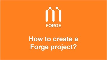 Mobioos Forge - Creating a Forge project