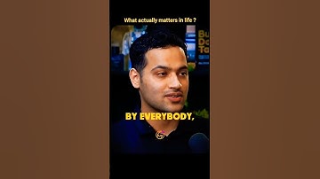 What really matters in life 💜 ? ft. Raj Shamani ✨