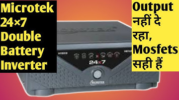 Microtek 24×7 24V. double battery sinewave inverter repair in hindi|Skill World