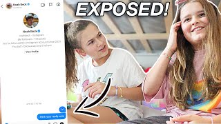 going through my sister's phone!! | cilla and maddy