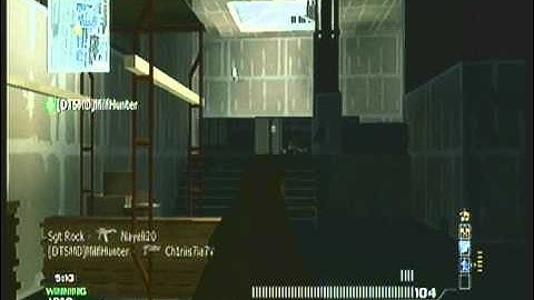 MW3 Wii - Free For All Gameplay - Underground 30-3 [23 Kill Streak]
