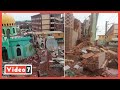 عواصف البحيرة تهدم 3 مآذن شاهد آثار الطقس السيئ فى كوم حمادة