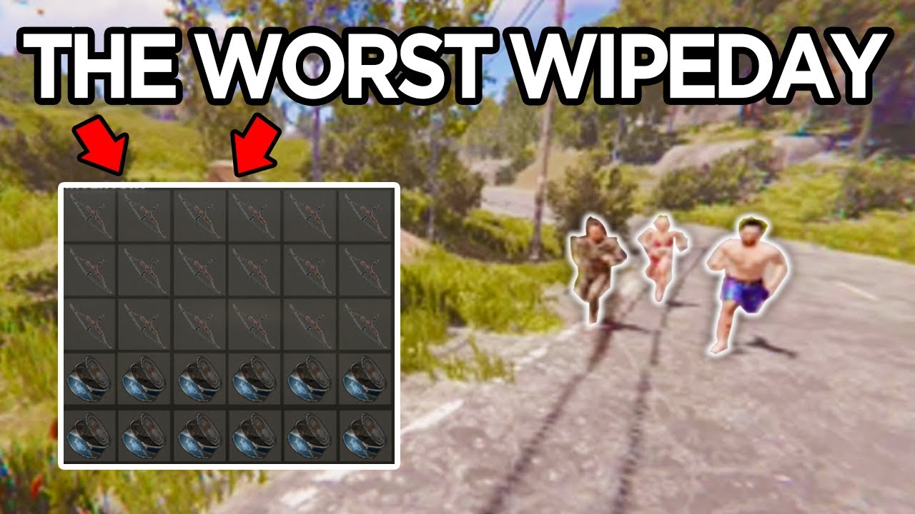 The WORST Wipe Day! Ft. THE WORST 4 MAN ALIVE - Rust - YouTube
