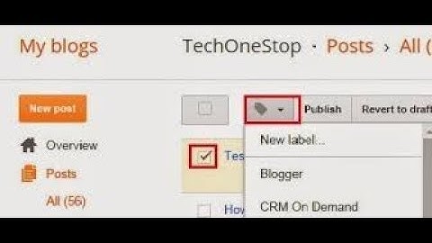 How to arrange blog posts on Blogger || How To Categorize Blog Posts
