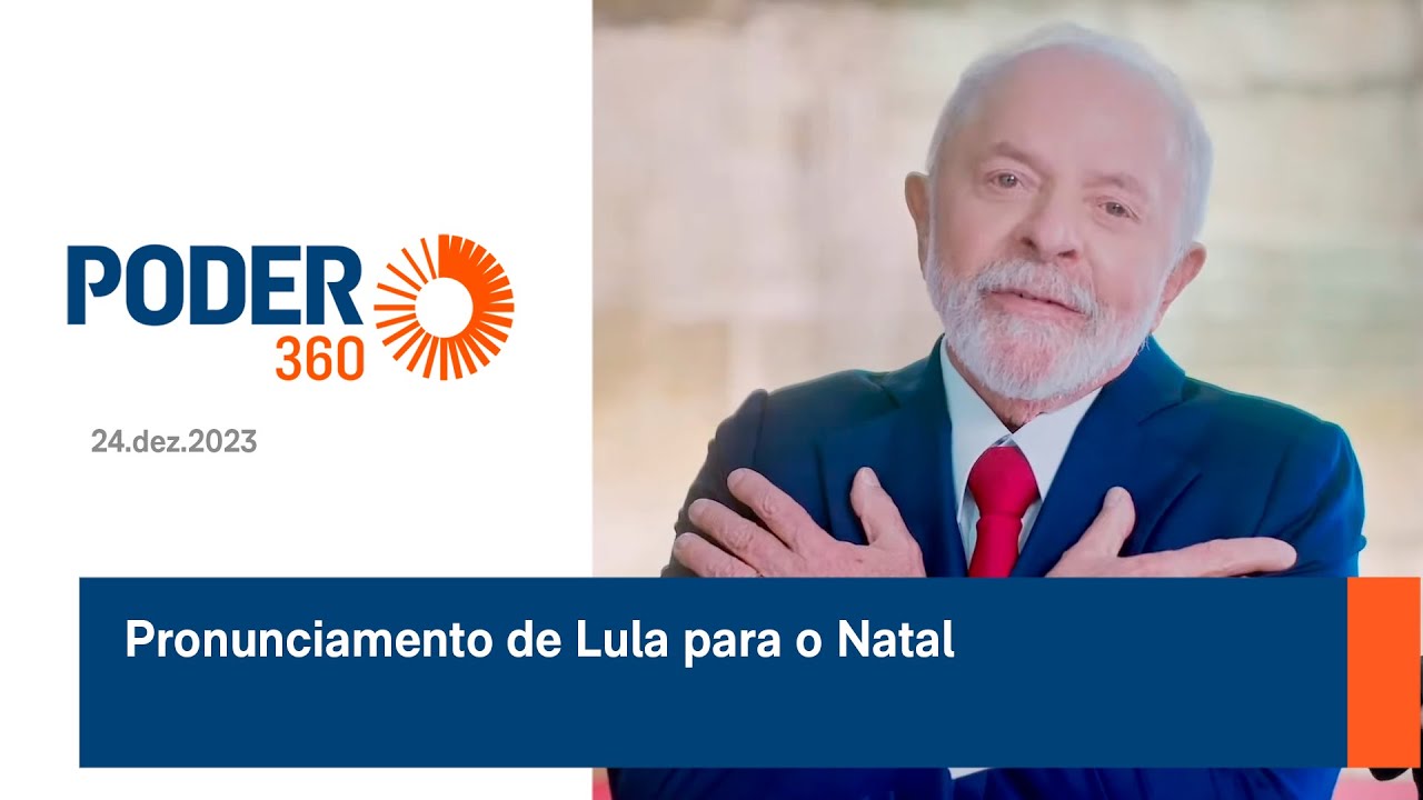 Pronunciamento de Lula para o Natal