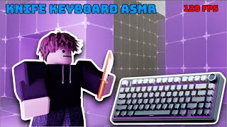 BUTTERFLY KNIFE ASMR / RIVALS (Aula F75 Pro)