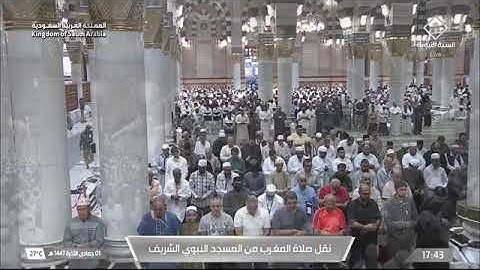 صلاة المغرب للشيخ د. #عبدالباري_الثبيتي السبت 1 جمادى الآخرة 1447هـ فواتح سورة الحجرات 1-8