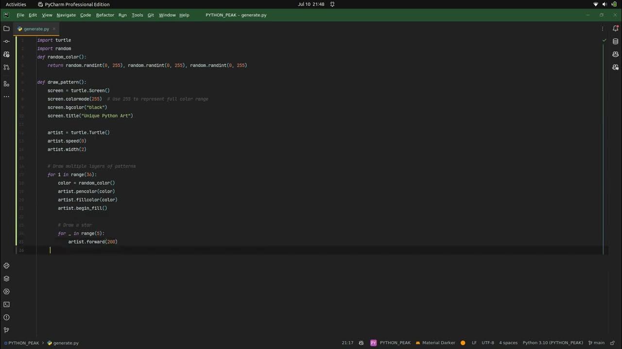 How to draw intricate #art using python turtle? how to create stunning ...