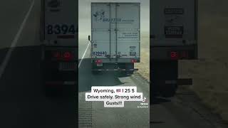 Strong Wind Gusts In Wyoming.