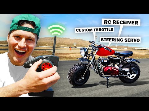 We Built a Remote Controlled Motorcycle