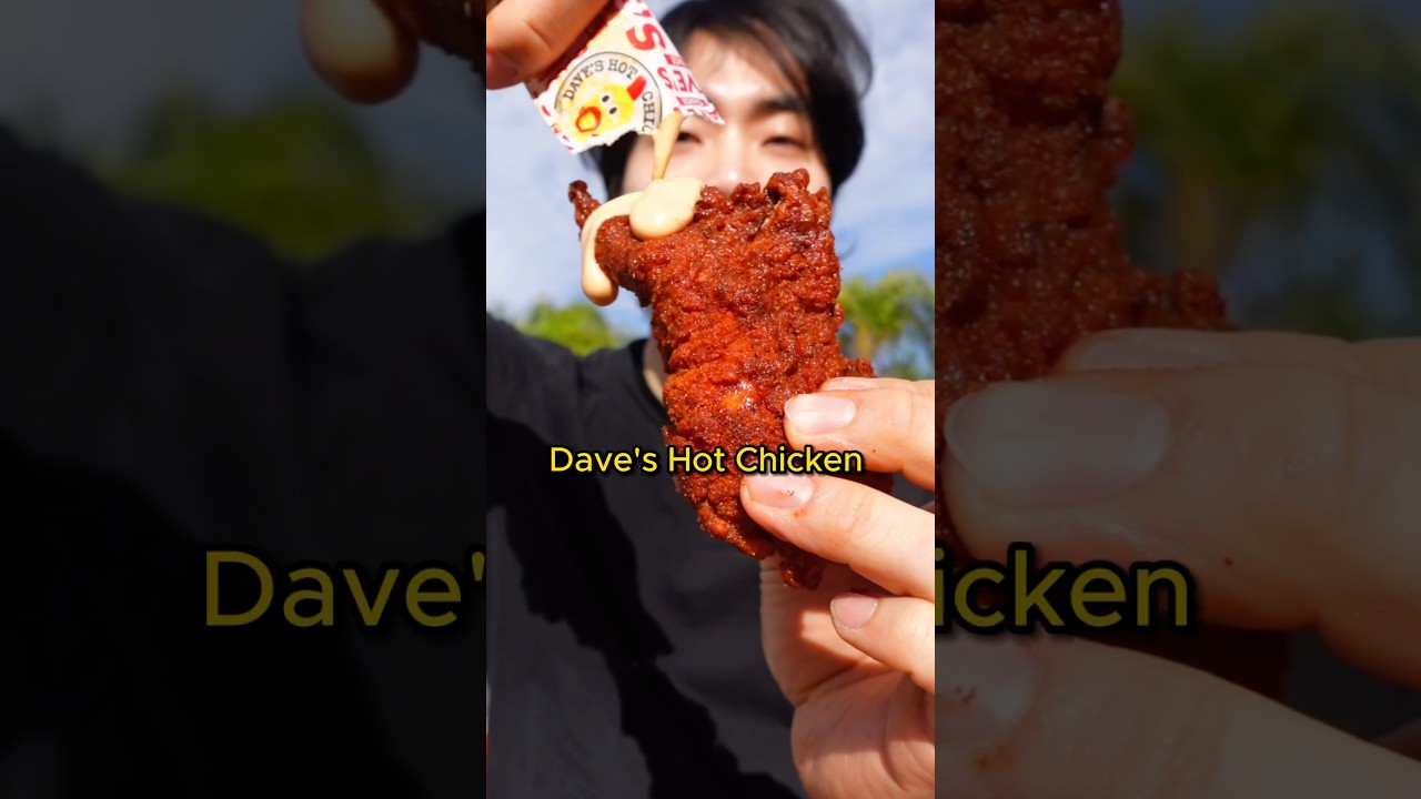 Jollibee против Dave&rsquo;s против Cane&rsquo;s?! 🤤🤤 #еда #американскаяеда #курица