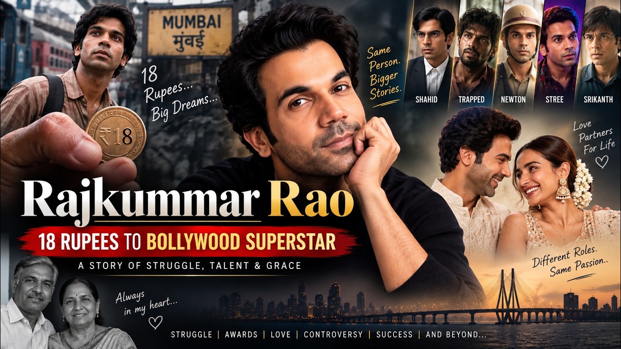 18 рд░реБрдкрдпреЗ рд╕реЗ Bollywood Superstar рддрдХ | Rajkummar Rao рдХреА рдкреВрд░реА рдХрд╣рд╛рдиреА | Rajkummar Rao Biography
