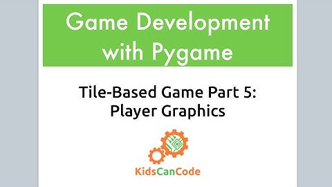 Tile-based game Part 5: Player Graphics