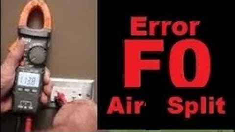 How to Fix the F0 Error Code on Your Air Conditioner in 5 Easy Steps