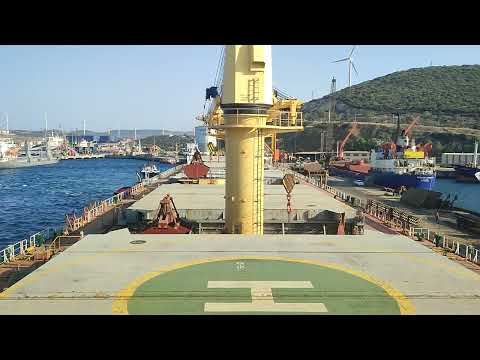 Port of Nemrut, Izmir, Turkey 🇹🇷 Discharging Scrap Metals