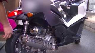 ホンダフェイズ+wirus winマフラー