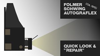 Eastman Folmer & Schwing Autograflex - Quick Look & 'Repair'