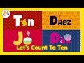 Let's Count to Ten in 4 Different Languages! (Kid's Song) | English, Spanish, Japanese & French