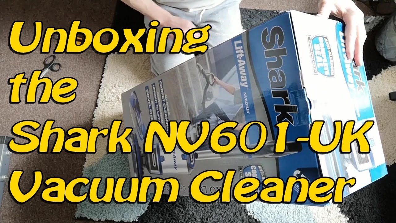 Unboxing Shark Vacuum Cleaner NV601-UK (plus short product test) - YouTube