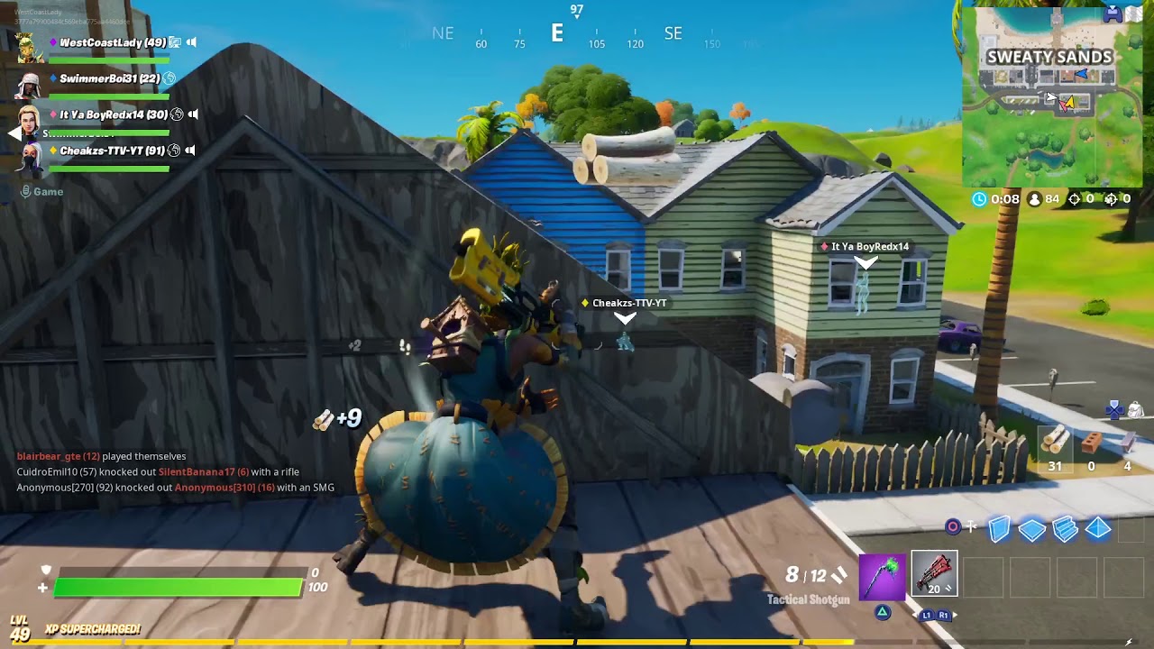 Fortnite Merry Mint Pickaxe Gameplay!