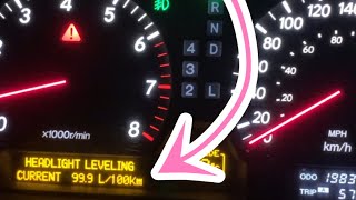Career Overview Fixing Headlight Leveling Warning on a Lexus LS 430