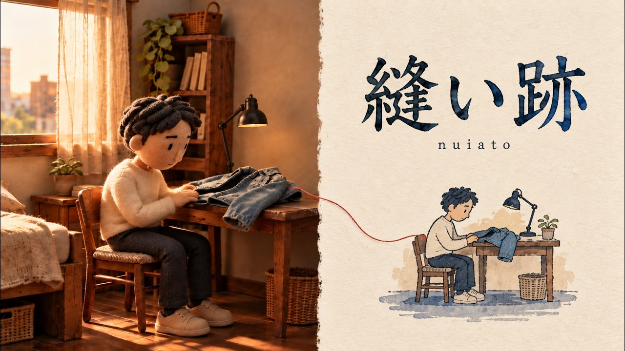縫い跡のYouTubeサムネイル