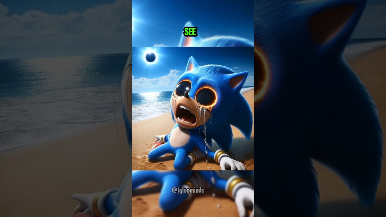 Sonic lost his vision