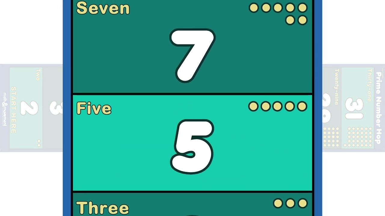 Prime Number Hop - Math & Movement