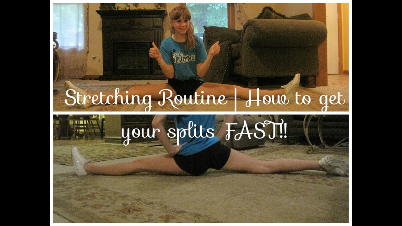Stretching Routine | How to get the splits FAST!! - YouTube