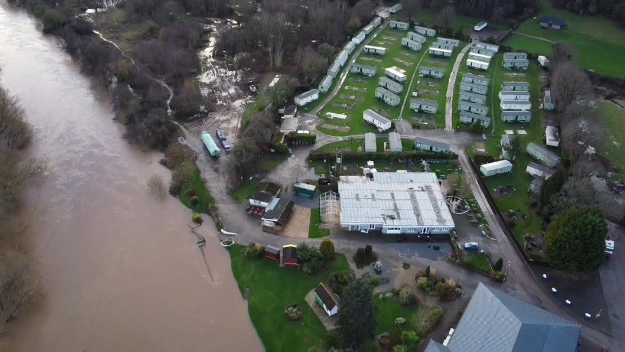 River Wye Caravan & Camping Park 3/1/24 Symonds Yat(Swollen River)🆙💦🎥💨👍 redfox111 🔝👀💦🚁 YouTube