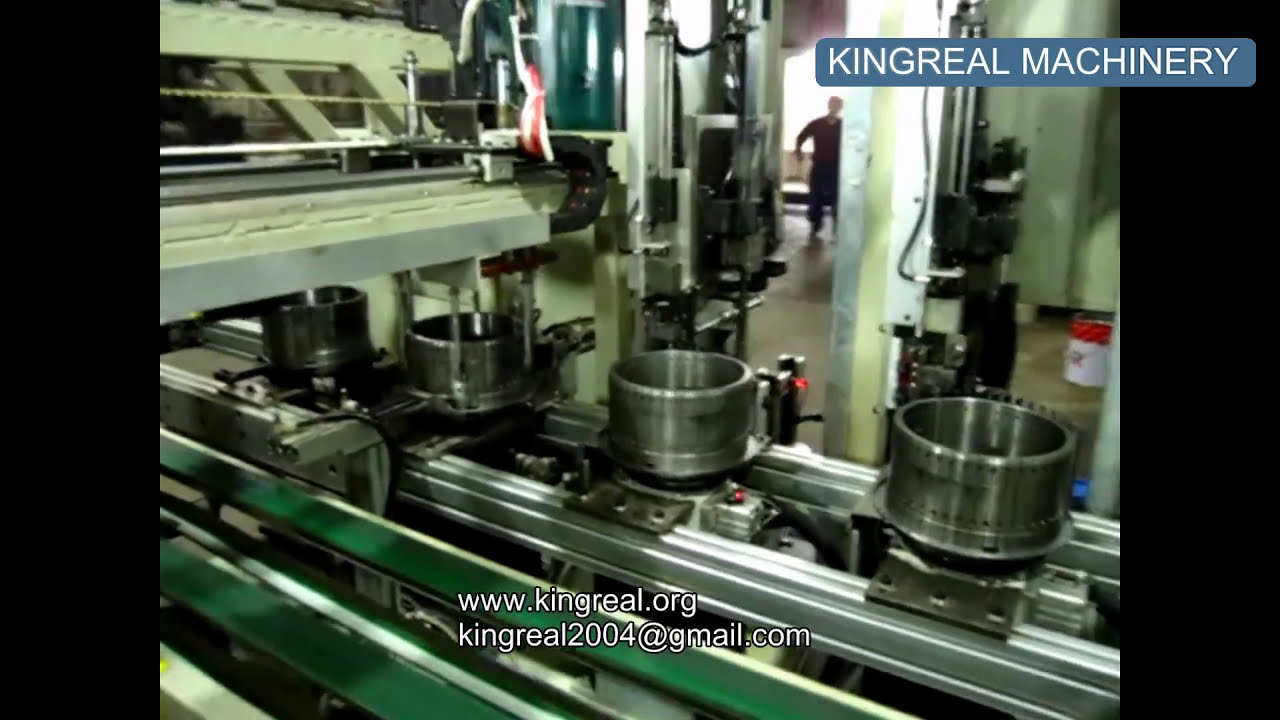 KINGREAL Full automatic centrifugal blower wheel Production Line, Wind