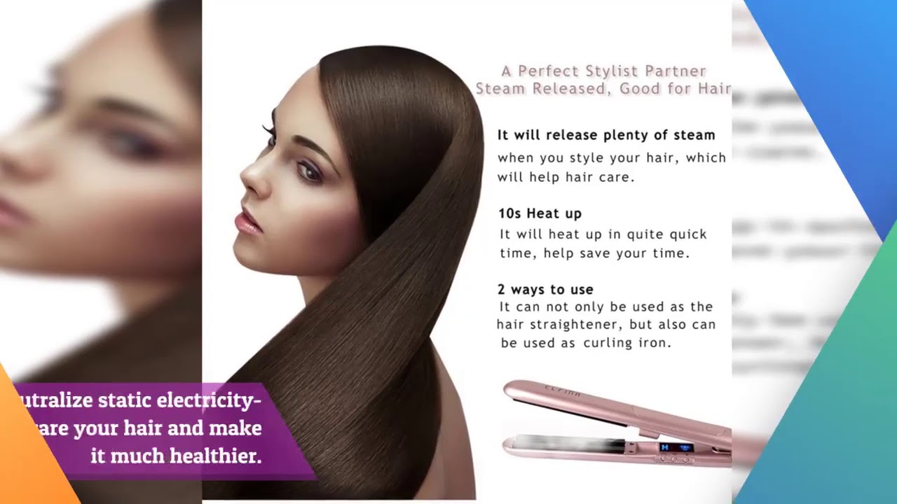 Best Steam Hair Straightener by Elfina