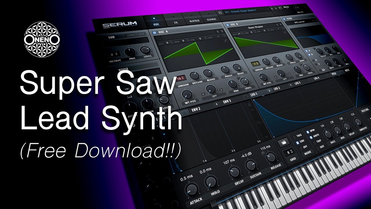 Serum Super Saws: You've Never Made Them Like This! (Serum Tutorial 2019) [FREE DOWNLOAD]