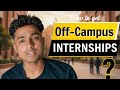 How to get an Off-Campus Internship in MNCs and Startups | Off-Campus Internships in 2026 |