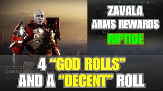 4 "GOD ROLLS" - Weekly Vanguard Arms Rewards REVIEW: RIPTIDE fusion rifle - Destiny 2 RENEGADES