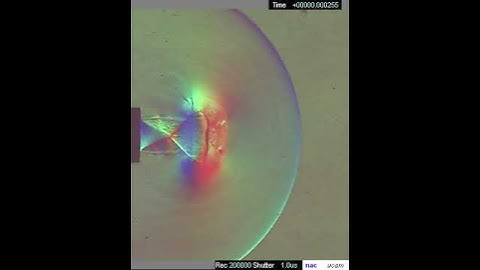 Shock Tube Using Color Schlieren Technique